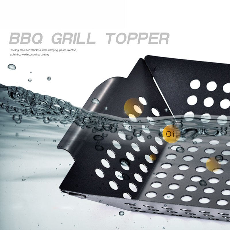 Non Stick Stainless Steel Vegetable Grill Basket by HitMyNeed