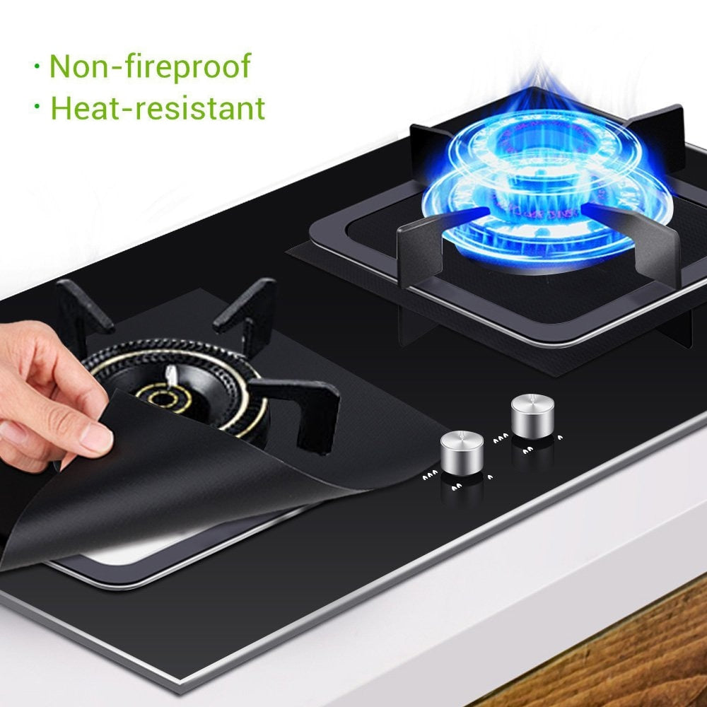 Non-Stick Stove Top Covers Set of 4 by HitMyNeed