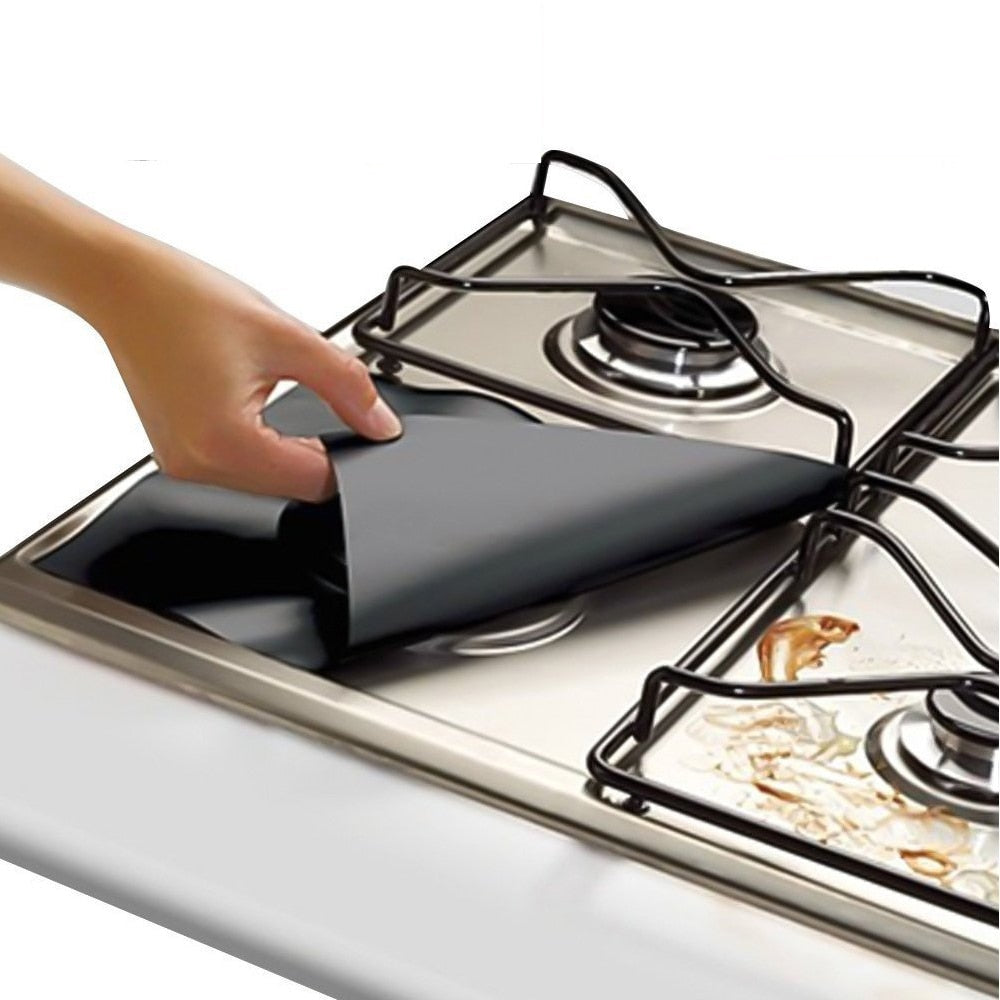 Non-Stick Stove Top Covers Set of 4 by HitMyNeed