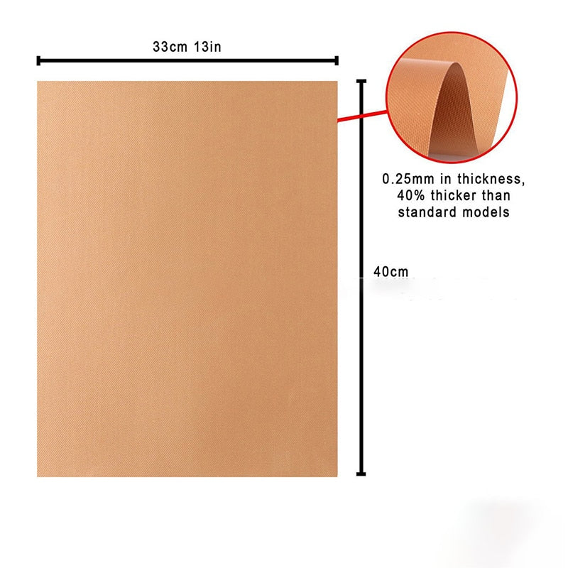 Non-Stick Teflon BBQ Grill Mat 40 x 33cm by HitMyNeed
