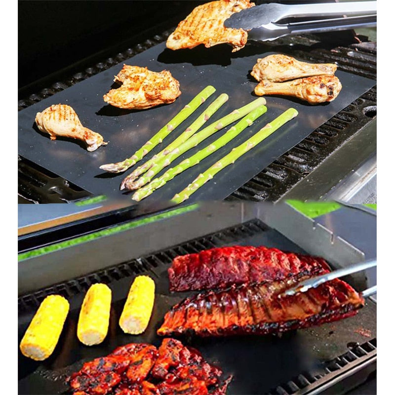 Non-Stick Teflon BBQ Grill Mat 40 x 33cm by HitMyNeed