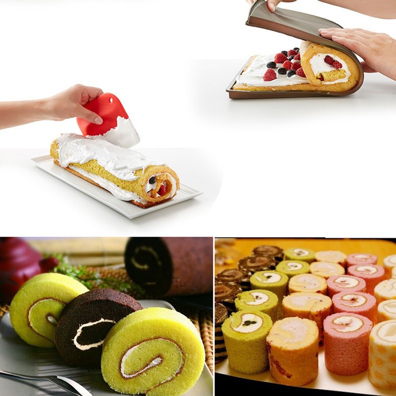 Non-Stick Universal Silicone Baking & Swiss Roll Mat by HitMyNeed