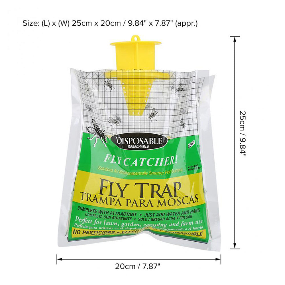 Non-Toxic Disposable Fly Trap Bag Catcher by HitMyNeed