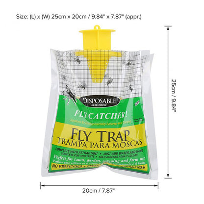 Non-Toxic Disposable Fly Trap Bag Catcher by HitMyNeed