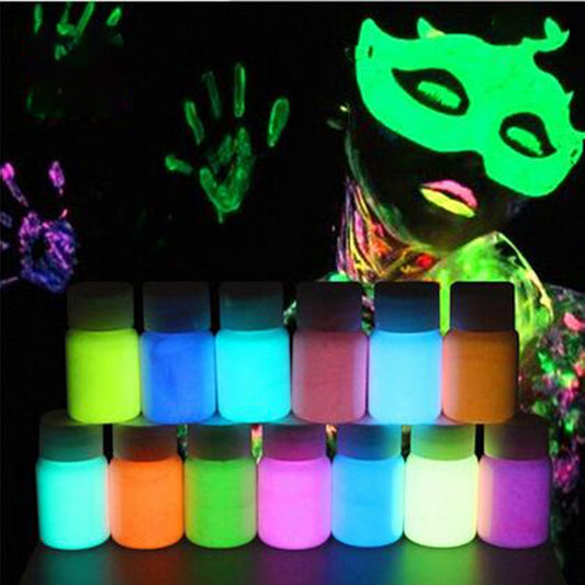Non-Toxic Glow-in-the-Dark Face Paint Set, 13-Piece by HitMyNeed