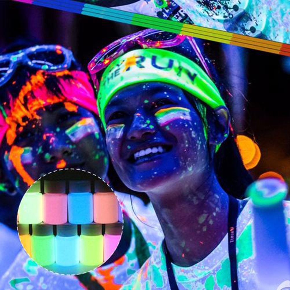 Non-Toxic Glow-in-the-Dark Face Paint Set, 13-Piece by HitMyNeed