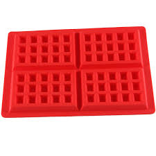 Nonstick Silicone Waffle Tray - 4 Rectangular Cavities by HitMyNeed