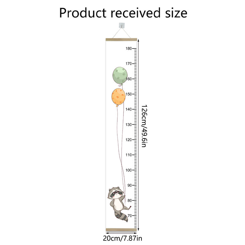Nonwoven Animal Height Chart for Kids cat by HitMyNeed