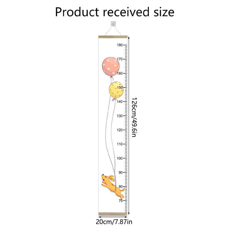 Nonwoven Animal Height Chart for Kids pig by HitMyNeed