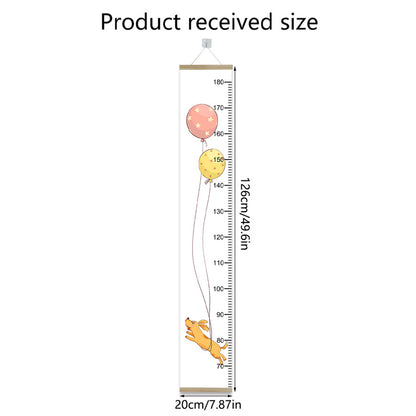 Nonwoven Animal Height Chart for Kids pig by HitMyNeed
