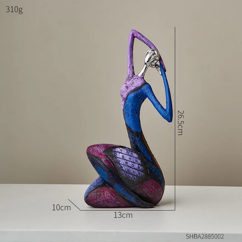 Nordic Abstract Figure Sculpture for Modern Decor shba2885002 by HitMyNeed