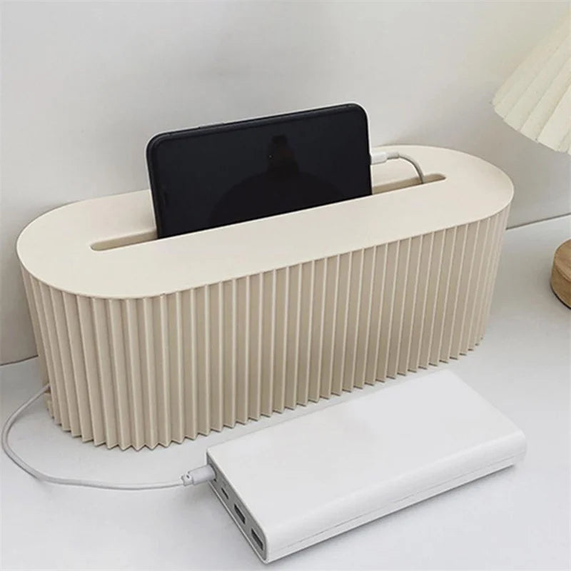 Nordic Cable Storage Box & WiFi Router Organizer by HitMyNeed