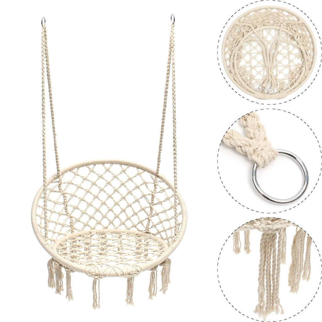 Nordic Cotton Rope Hanging Chair Swing by HitMyNeed