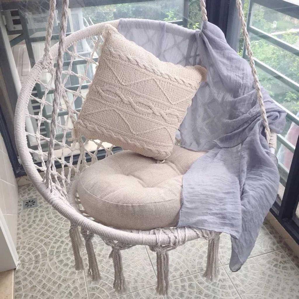 Nordic Cotton Rope Hanging Chair Swing by HitMyNeed