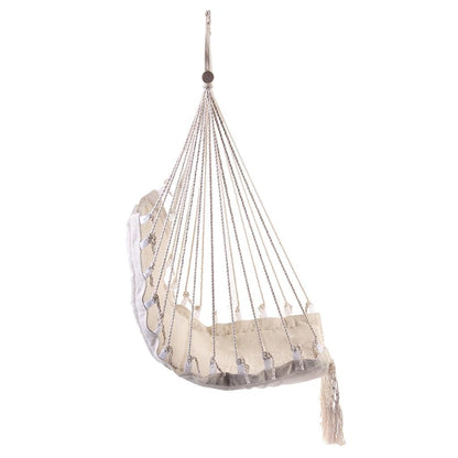 Nordic Hanging Chair Canvas Hammock with Timber Rail by HitMyNeed