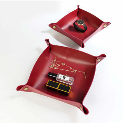 Nordic Style Leather Valet Tray Organizer by HitMyNeed