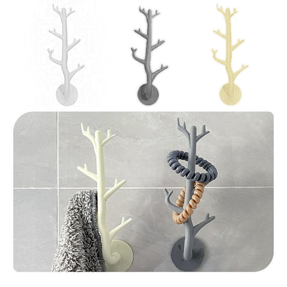 Nordic Tree Branch Wall Hook with Adhesive Mount by HitMyNeed