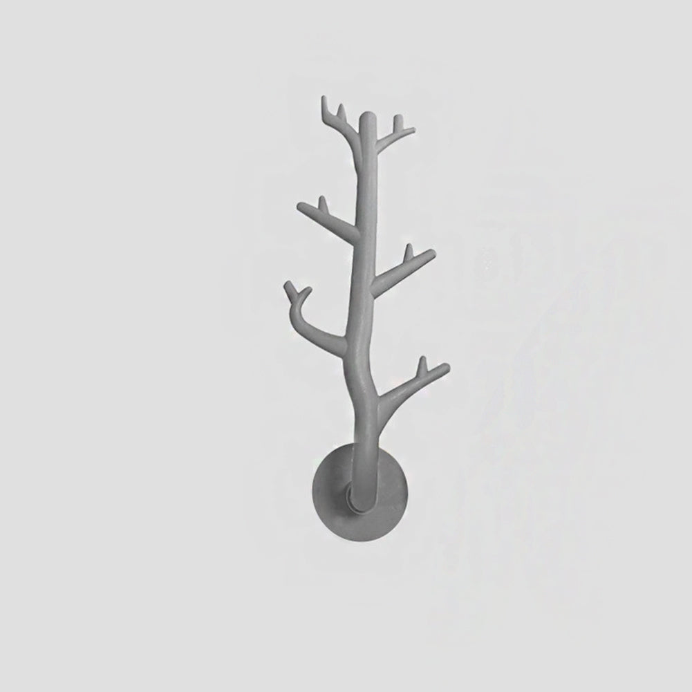 Nordic Tree Branch Wall Hook with Adhesive Mount gray by HitMyNeed