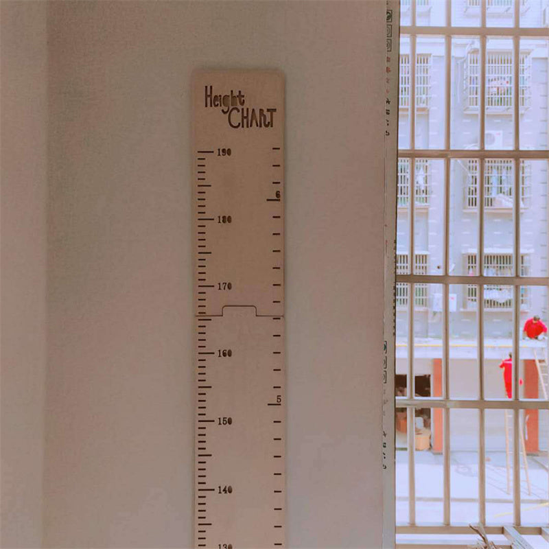 Nordic Wooden Ruler Height Chart Wall Measure by HitMyNeed
