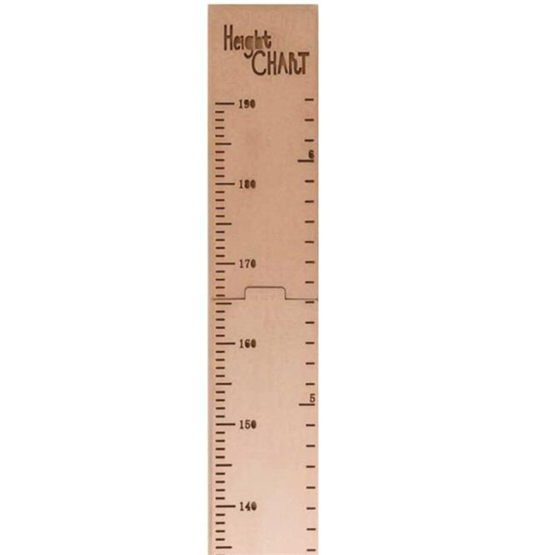 Nordic Wooden Ruler Height Chart Wall Measure by HitMyNeed