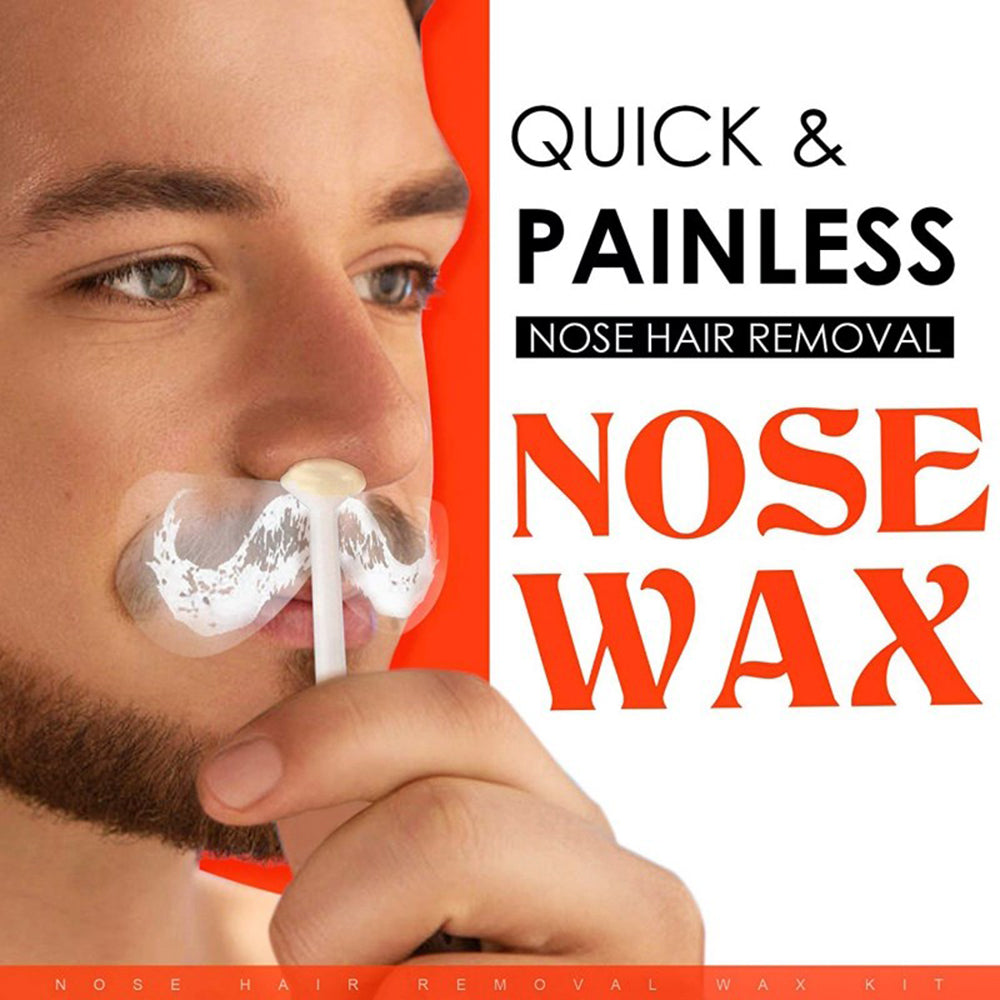 Nose Hair Wax Kit Complete Set with Beeswax by HitMyNeed