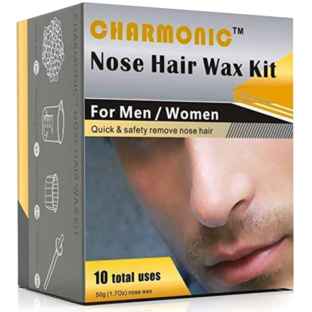 Nose Hair Wax Kit Complete Set with Beeswax by HitMyNeed