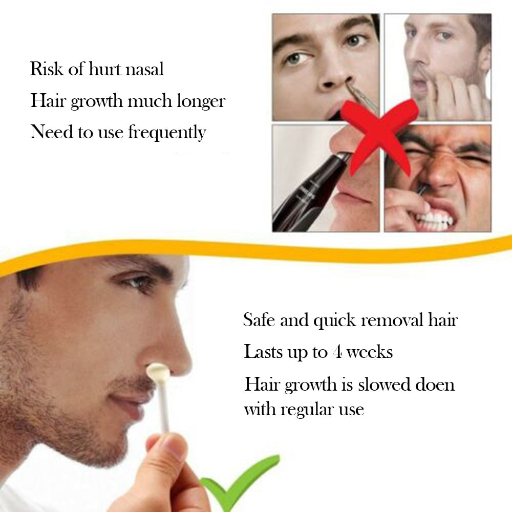 Nose Hair Wax Kit Complete Set with Beeswax by HitMyNeed