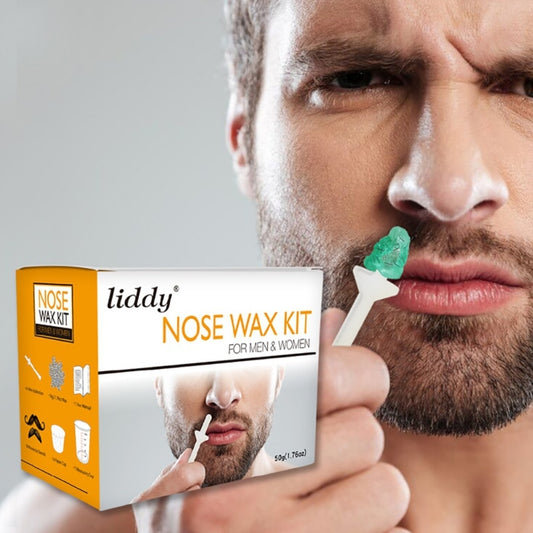 Nose Hair Wax Kit with Beard Shaping Tools by HitMyNeed