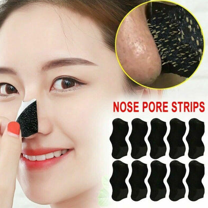 Nose Pore Strips Blackhead Remover (50 Pack) by HitMyNeed