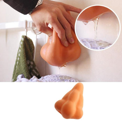 Nose Shaped Wall Soap Dispenser with Suction Cups by HitMyNeed