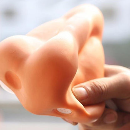 Nose Shaped Wall Soap Dispenser with Suction Cups by HitMyNeed
