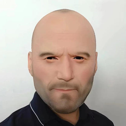 Novelty Bald Man Latex Head Mask for Halloween by HitMyNeed