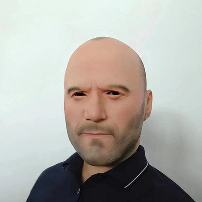 Novelty Bald Man Latex Head Mask for Halloween by HitMyNeed