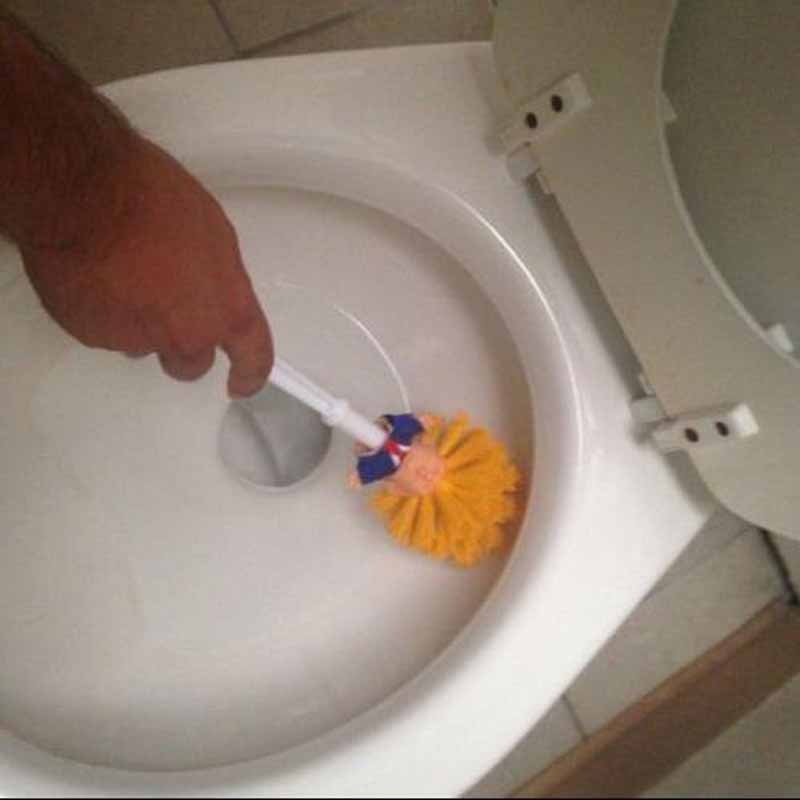 Novelty Trump Toilet Brush with Holder by HitMyNeed