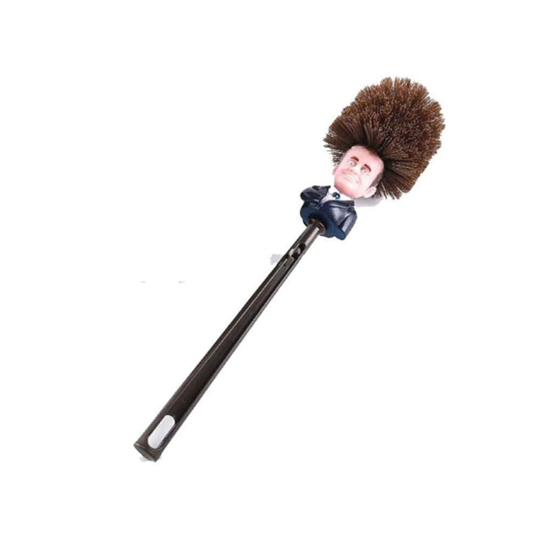 Novelty Trump Toilet Brush with Holder brush by HitMyNeed