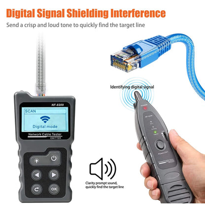 NOYAFA NF-8209 LAN Cable Length & POE Network Tester by HitMyNeed
