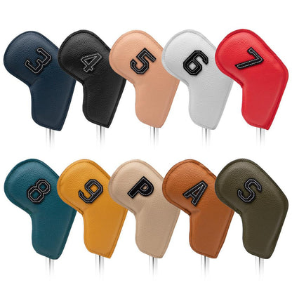 Numbered PU Leather Golf Club Head Covers Set by HitMyNeed