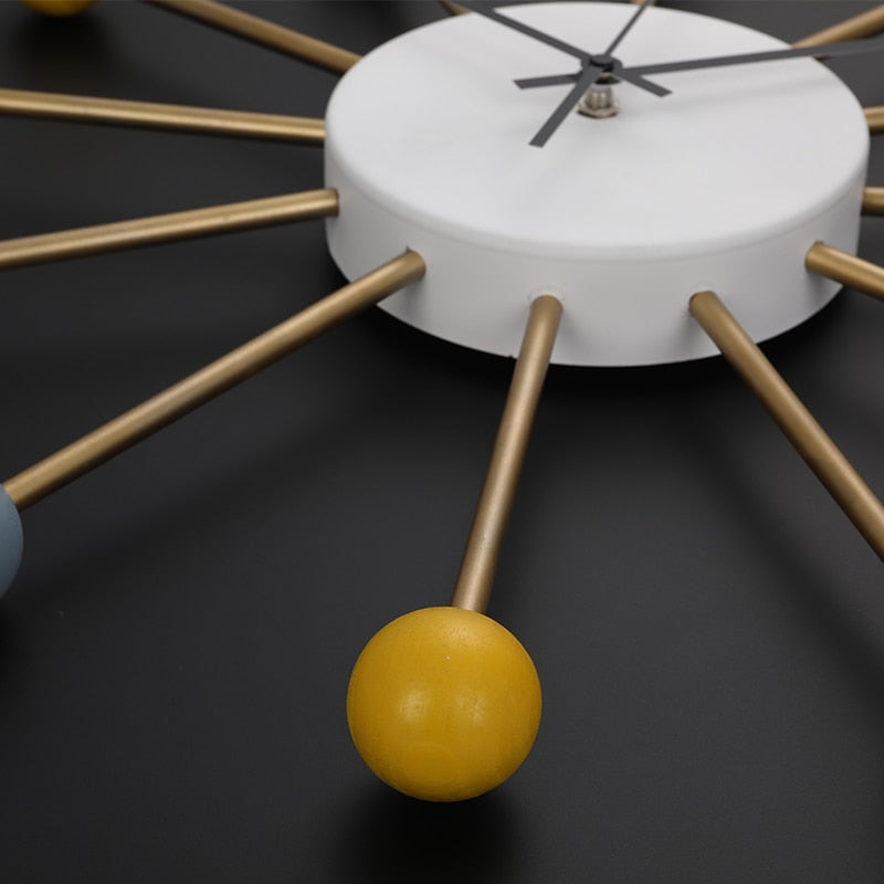 Numberless Ball Wall Clock - Modern Silent Wall Clock by HitMyNeed