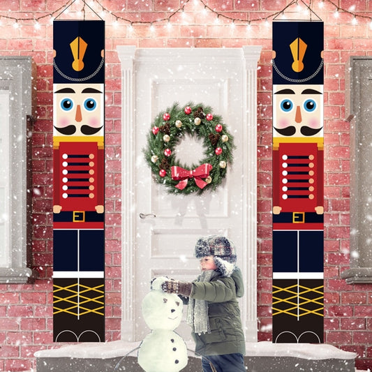 Nutcracker Outdoor Door Banners Set of 2 by HitMyNeed