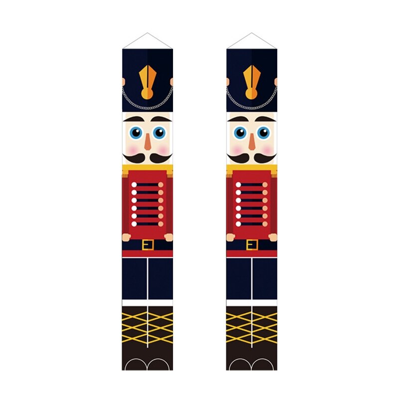 Nutcracker Outdoor Door Banners Set of 2 by HitMyNeed
