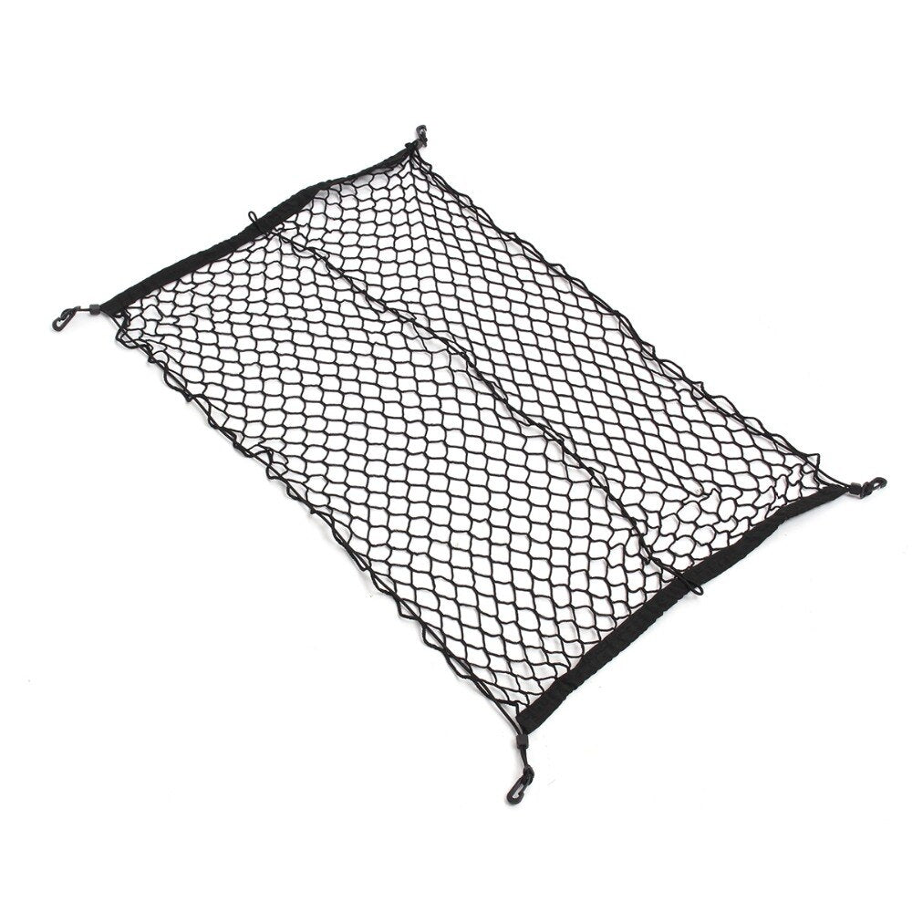 Nylon Car Boot Cargo Net with 4 Hooks by HitMyNeed