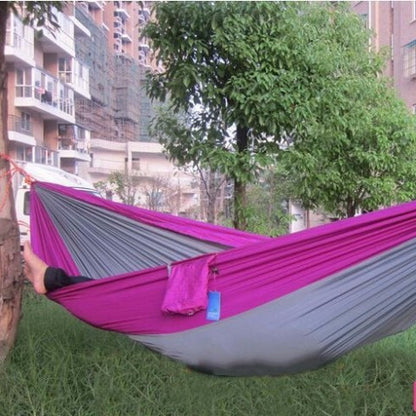 Nylon Fabric Portable Hammock for Camping & Patio by HitMyNeed