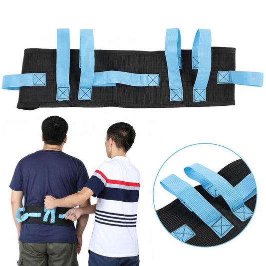 Nylon Gait Belt with Multiple Grip Handles by HitMyNeed