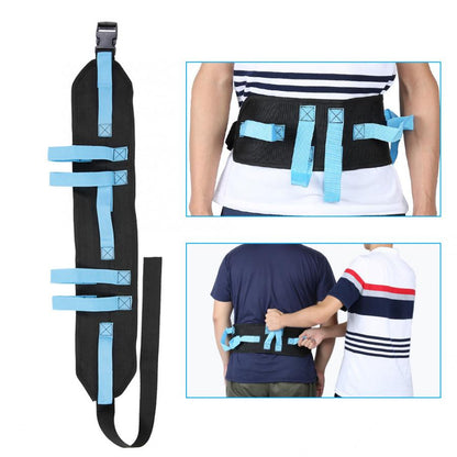 Nylon Gait Belt with Multiple Grip Handles by HitMyNeed