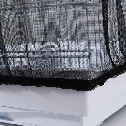 Nylon Mesh Bird Cage Seed Guard Cover by HitMyNeed