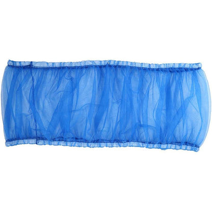 Nylon Mesh Bird Cage Seed Guard Cover blue l by HitMyNeed