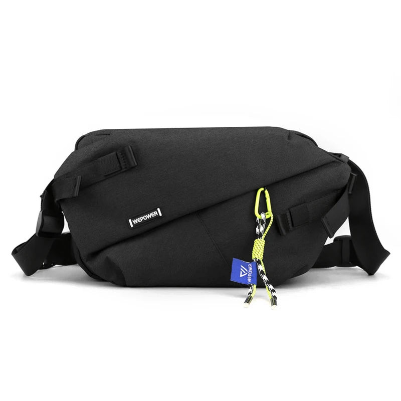 Nylon Panelled Unisex Waist & Chest Crossbody Bag by HitMyNeed