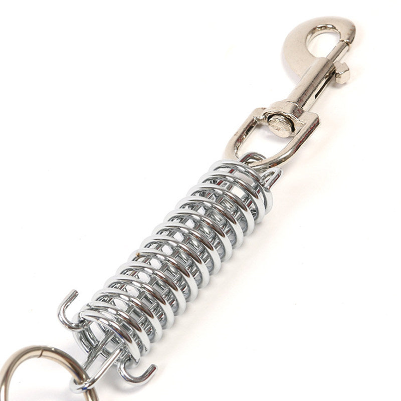 Nylon Rope Dog Leash with Shock-Absorbing Spring by HitMyNeed