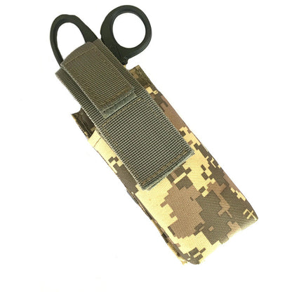 Nylon Tactical Scissors & Tourniquet MOLLE Pouch acu by HitMyNeed
