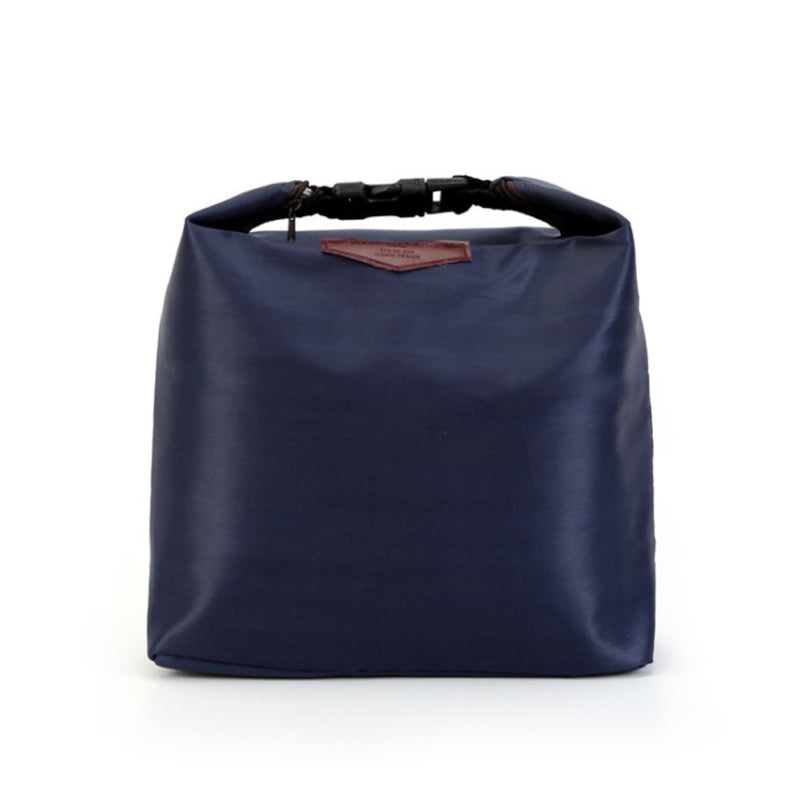 Nylon Thermal Insulated Lunch Bag deep-blue by HitMyNeed
